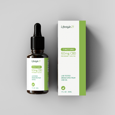 1800mg Total Broad Spectrum NO THC Hemp-Derived CBD Oil